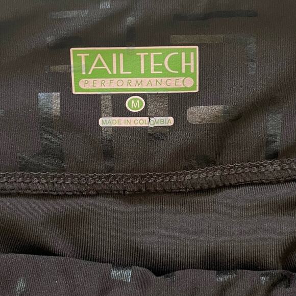 Tail Tech Performance Skirt Womens Size Medium Black Silver Sports Dance Fitness - Picture 3 of 5